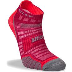 Hilly Women's Twin Skin Socklet Magenta/Grey Marl