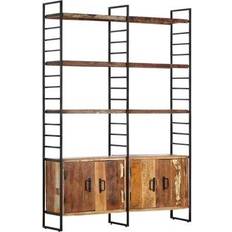 vidaXL 4 Tiers Estantería de libros 180cm