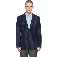 Ami Paris Alexandre Mattiussi Navy Pinstripe Blazer IT