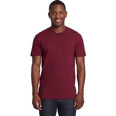 Next Level Mens Premium Fitted Short-Sleeve Crew T-Shirt Maroon