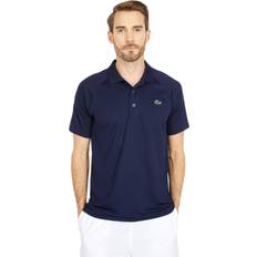 Lacoste Tops Lacoste Men's SPORT Breathable Abrasion-Resistant Interlock Polo Blue