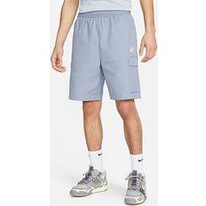 Men - Purple Shorts Nike Mens Club Cargo Shorts Mens White/White/Grey