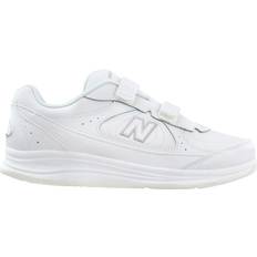 New Balance Buckle/Laced Walking Shoes New Balance Mens 577 V1 Hook and Loop Walking Shoe - White