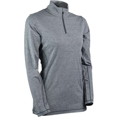 Golf - Women Sweaters Sun Mountain Women's Second Layer 1/4 Zip Pullover - Steel Heather