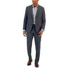 Van Heusen Men's Flex Plain Slim Fit Suits - Medium Charcoal Grey