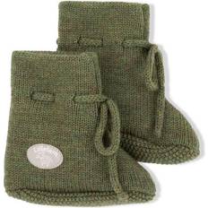 Dragskor Tossor Barnskor Lillelam Baby Booties Classic - Olive