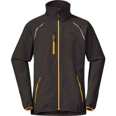 Bergans Youth Sjoa Light Softshell Jacket - Solid Charcoal/Light Golden Yellow (7948)