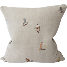 Fine Little Day Skier's Pillow Case Beige (48x48cm)