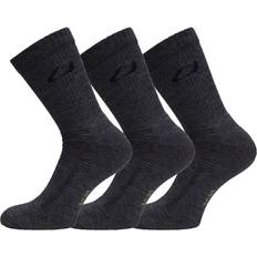 Grå - Herre Sokker Ulvang Allround Socks 3-pack - Charcoal Melange