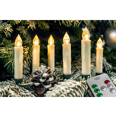 Fernsteuerbar - Innenbeleuchtung Weihnachtsbeleuchtung Jernia Wireless Weihnachtsbaumbeleuchtung 10 Lampen 10Stk.