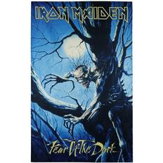 Hierro Decoraciones de Pared Iron Maiden Bandera De - Fear Of The Dark - Para Multicolor - Standard Póster