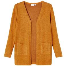 Pocket Cardigans Children's Clothing Name It Victi Knit Cardigan - Thai Curry (13192070)