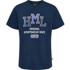 Børnetøj Hummel Lucas S/S T-shirt - Dress Blues (219951-7459)