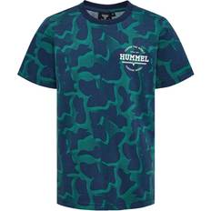 Børnetøj Hummel Mateo T-shirt - Bayberry
