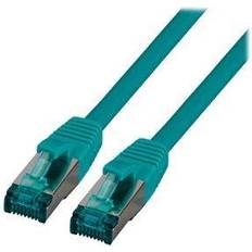 EFB Elektronik RJ45 Patchkabel SFTP Cat 6A LSZH 5m Grün