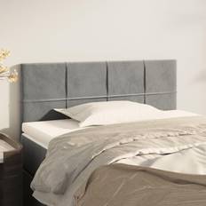 vidaXL 80x5x78/88 fløjl Sengegavl