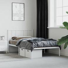 Stål Sängramar vidaXL huvudgavel Sängram