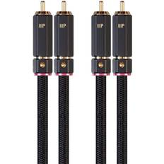 Monoprice Kabler Monoprice Male RCA Two Channel Stereo Audio Cable 6 Feet