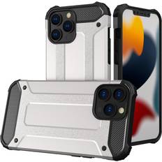 Iphone 13 rugged armor Spigen Hybrid Armor Tough Rugged Skal iPhone 13 Pro Silver