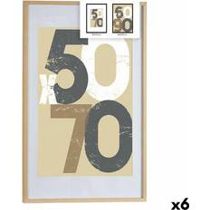 Natur - Plast Väggdekorationer Gift Decor 62,5 naturell plast trä mdf Ram