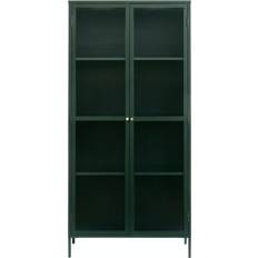 Métal Vitrines en verre Håum Bronco Fir Green Glass Cabinet 90x190cm