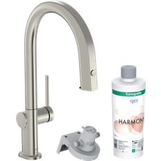 Hansgrohe Rustfrit stål Køkkenarmaturer Hansgrohe Aqittura M91 Rustfrit stål