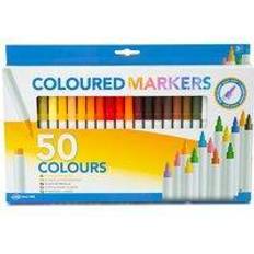 50 washable coloured markers r06-254