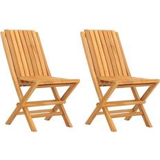 Legno sedie da giardino vidaXL Sedie Da Giardino Pieghevoli 2 pz 47x47x89 cm Legno Massello Teakcod Mxl 81924 Sedia da giardino per pranzo
