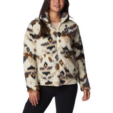 Columbia sherpa Columbia Winter Pass Sherpa Sweater chalk rocky mt print