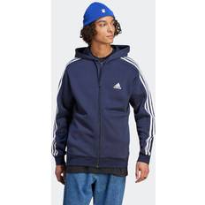 adidas Essentials Fleece 3-Stripes Full-Zip Hoodie