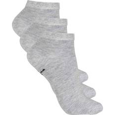 Ankelstrumpa Bambu Ljusgrå 3-Pack