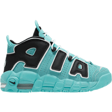 Turquoise Sport Shoes Nike Air More Uptempo GS - Light Aqua/Black/White