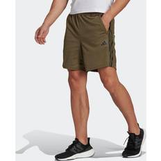 adidas Train Essentials Piqué 3-Stripes træningsshorts Olive Strata Black