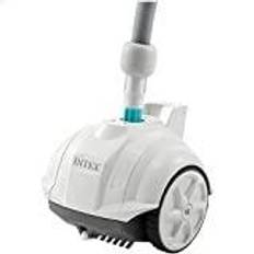 Pool Vacuum Cleaners Intex 28007EX Krystal Clear ZX50 Pool Pool Cleaner Robot, Pool Bottom Cleaner, 6.5 m Tangle-Free Hose, 0.8 L Waste Container and Automatic Turning, White