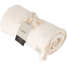 Yard Lark Crinkle Cotton Fringed Blankets White