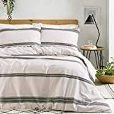 The Linen Yard Osman Single Set Duvet Cover Grey