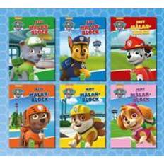 Billiga Lektavlor & Skärmar Mitt målarblock Paw Patrol 6 målarblock i ett