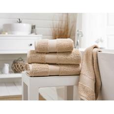 Guest Towels on sale Deyongs Bliss Supersoft Pima Biscuit Bath Guest Towel Beige