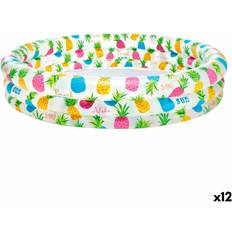 Pool 132cm Intex Oppustelig Pool til Børn Ananas Ringe 248 L 132 x 28 x 132 cm 12 enheder