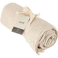 Cotton Blankets Yard Lark Crinkle Cotton Fringed Blankets Natural