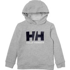 Helly Hansen Jungen Hoodies Helly Hansen Kid's Logo Hoodie - Grey Melang (40453-949)