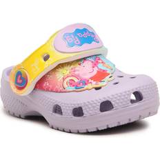 Synthetic Slippers Crocs Kid's Classic Fun Lab Iam Peppa Pig Clog - Lavender