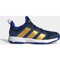 Blau Hallenschuhe adidas Stabil Indoor Shoes