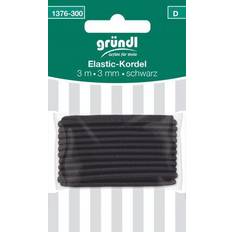 Elastische Bänder Gründl Elastic-Kordel schwarz