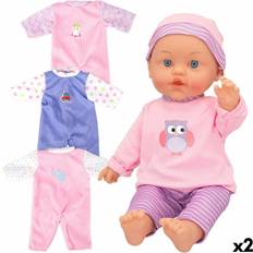 Leksaker Colorbaby Bebisdocka 24 x 42 x 11 cm 2 antal