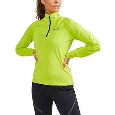 Green - Running Sweaters Craft Core Gain 1/2 Zip Midlayer Løbetrøje Dame Gul