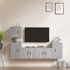vidaXL grey sonoma TV Bench
