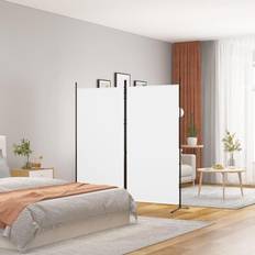 vidaXL 2-panels stof Rumdeler