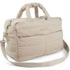 Washable Fabric Changing Bags Done by Deer Quilted Changing Bag Sand