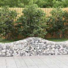 Iron Enclosures vidaXL Arched Gabion Baskets 6 Pcs 200x50x40/60 cm